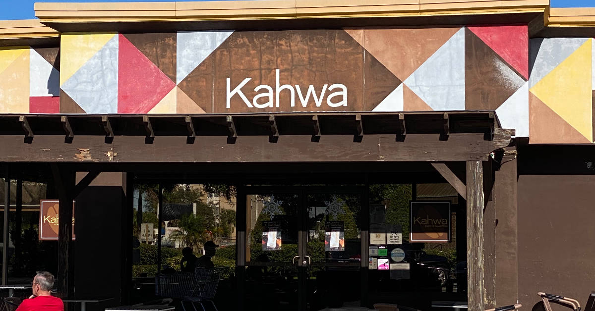 Kahwa coffee store entrance