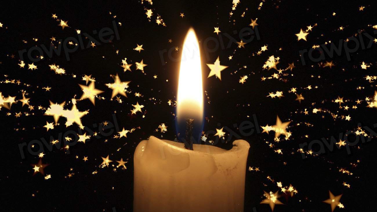 Free Christmas candle image